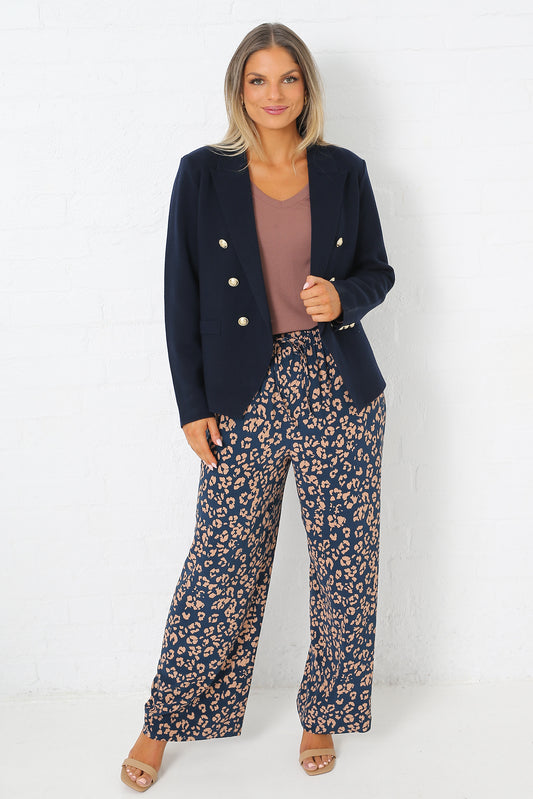 Silken Safari Wide Leg Pant
