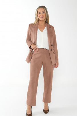 Timeless Suede S/Leg Pant