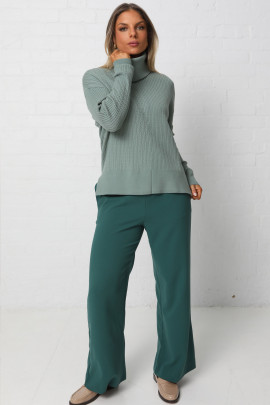 The Signature Wide Leg Pant