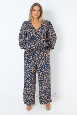 Silken Safari Wide Leg Pant