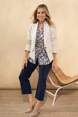 Amalfi Linen Mix Blazer