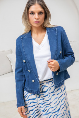 Off Duty Denim Blazer